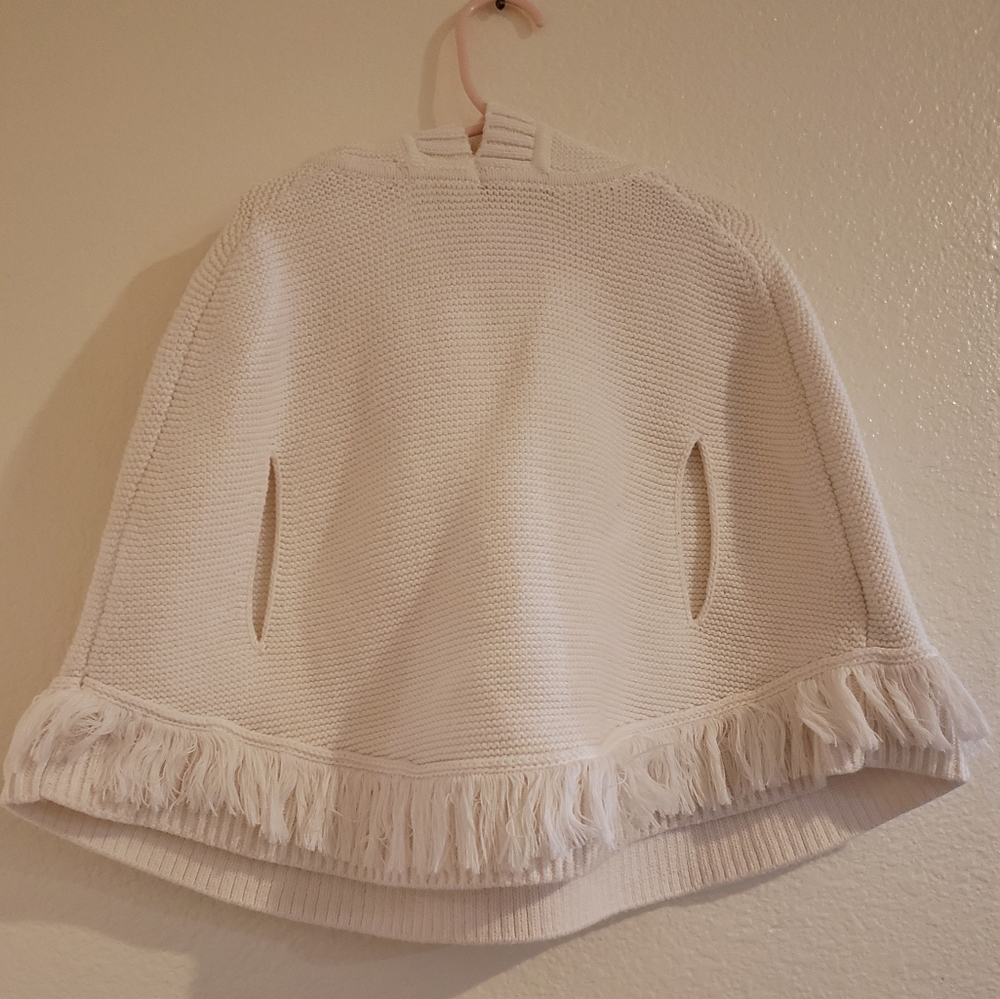 Baby Gap Ivory Hooded Poncho